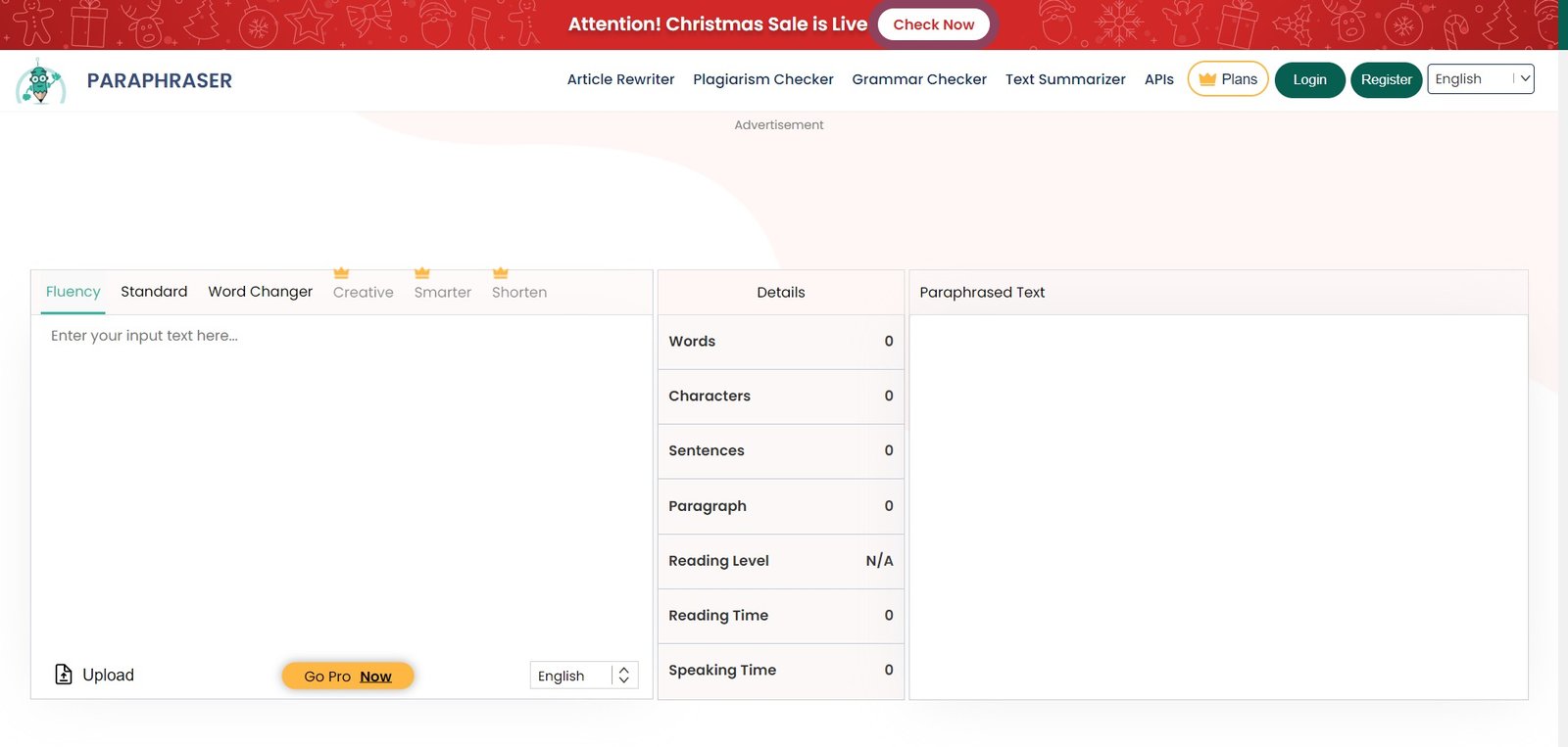 Paraphraser.io - Future AI Toolbox