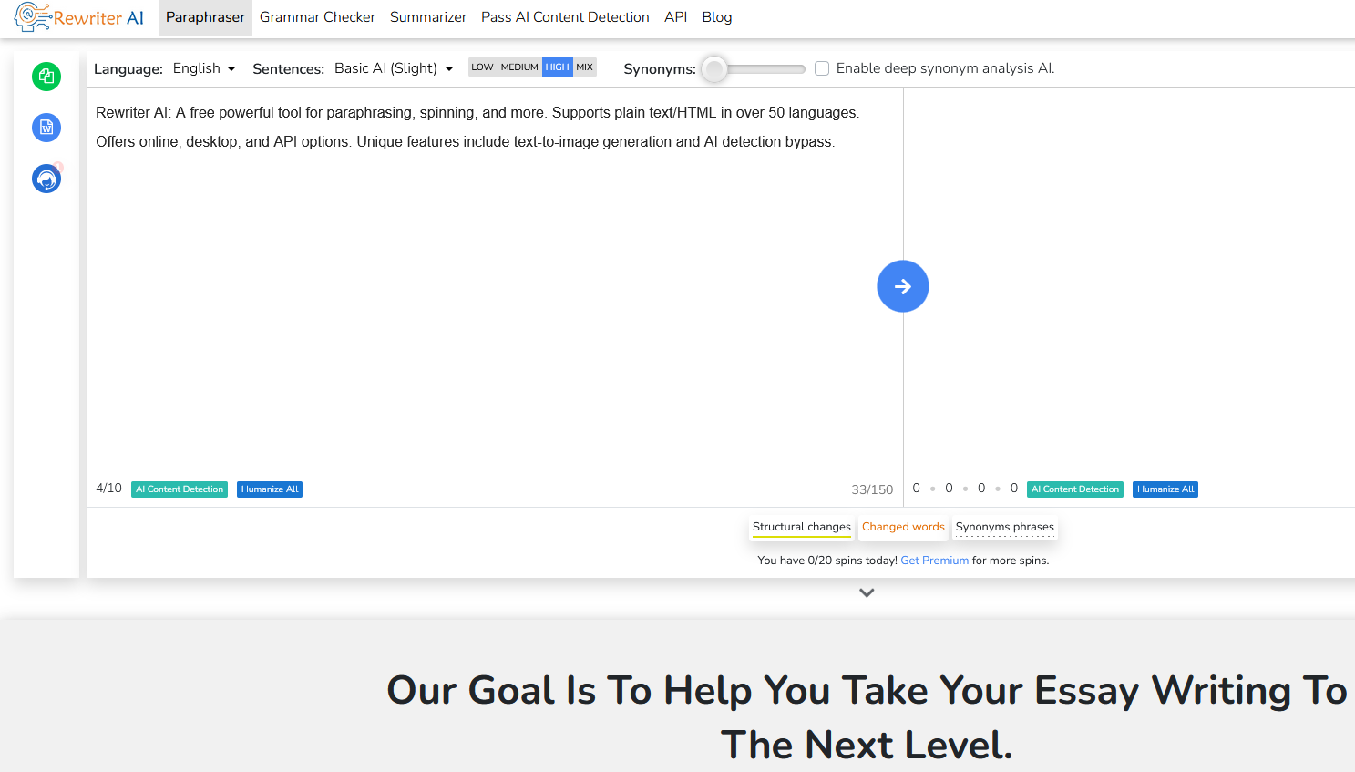 Rewriter AI - Future AI Toolbox