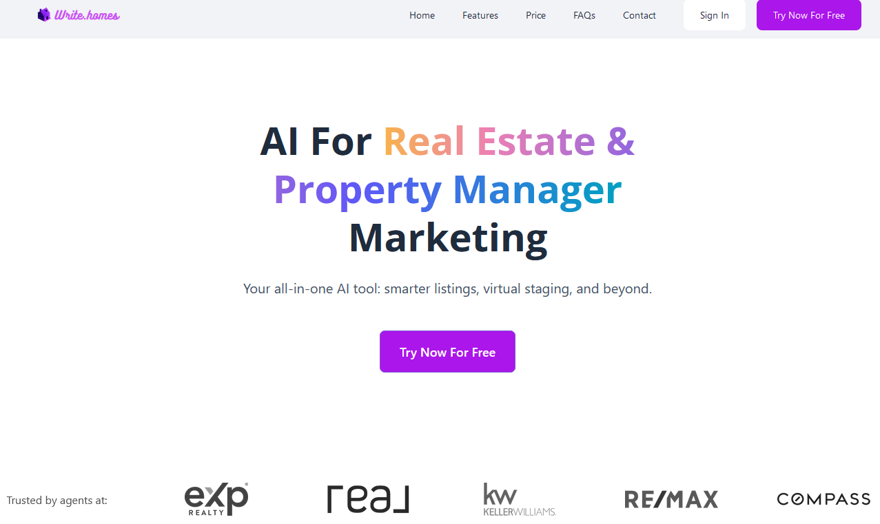 Write.Homes - Future AI Toolbox