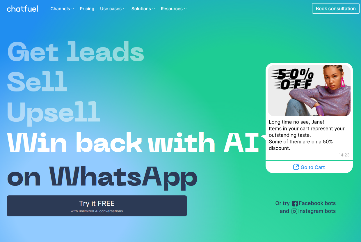 Chatfuel - Future AI Toolbox
